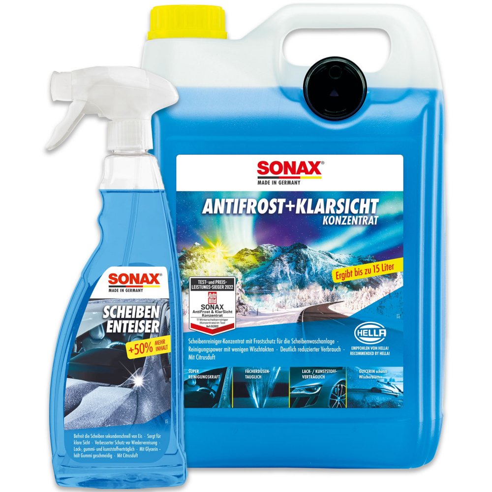 SONAX ScheibenStar - Kraftvoller Reiniger für Fahrzeugscheiben, Schei, 9,99  €